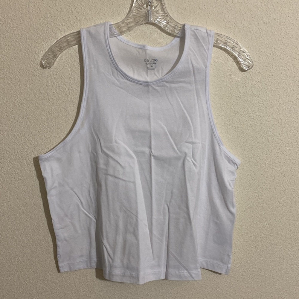 CALME Women's Scoop Neck Tank Top Size S